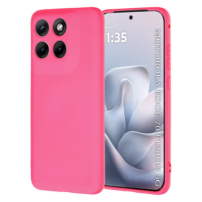 Θήκη για Motorola Edge 70 Fusion, Techsuit, SoftFlex, Σκούρο Ροζ