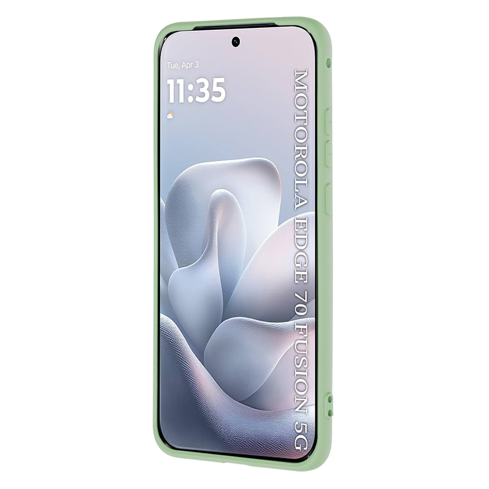 Θήκη για Motorola Edge 70 Fusion, Techsuit, SoftFlex, Ανοιχτό Πράσινο