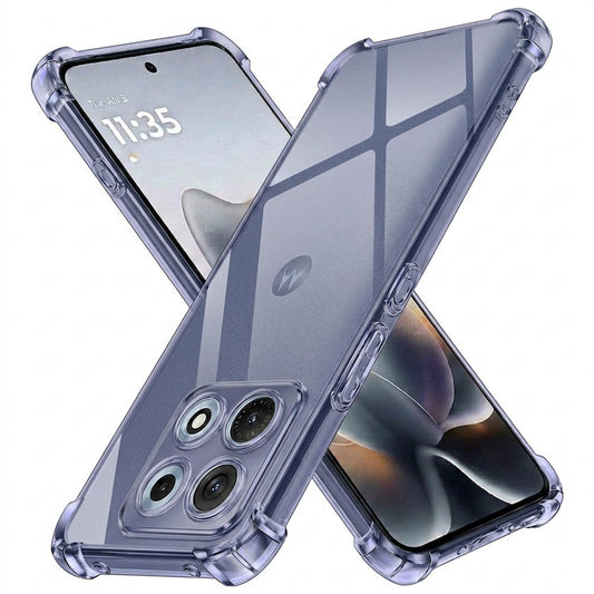 Θήκη για Motorola Edge 70 Max, Techsuit, Ανθεκτική σε Κρούσεις Διαφανής, Καπνιστή