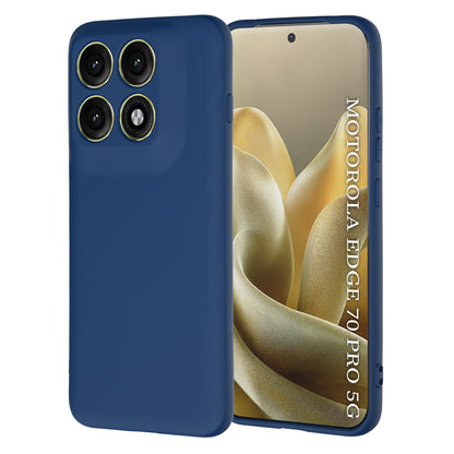 Θήκη για Motorola Edge 70 Pro, Techsuit, SoftFlex, Μπλε σκούρο
