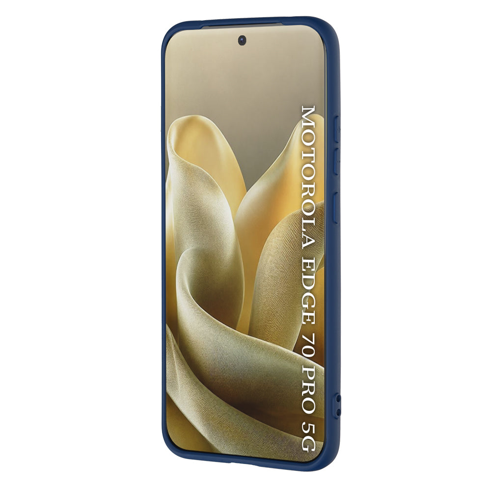 Θήκη για Motorola Edge 70 Pro, Techsuit, SoftFlex, Μπλε σκούρο