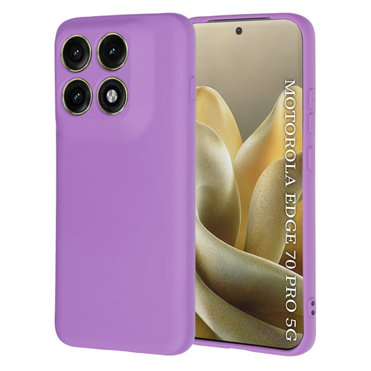 Case for Motorola Edge 70 Pro, Techsuit, SoftFlex, Purple