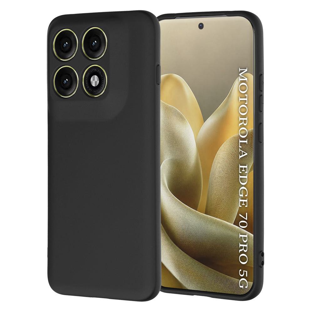 Θήκη για Motorola Edge 70 Pro, Techsuit, SoftFlex, Μαύρη