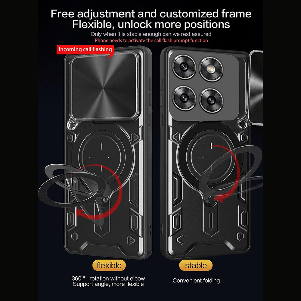 Θήκη για Motorola Edge 70, Techsuit, CamGuard Pro, Ροζ Χρυσή