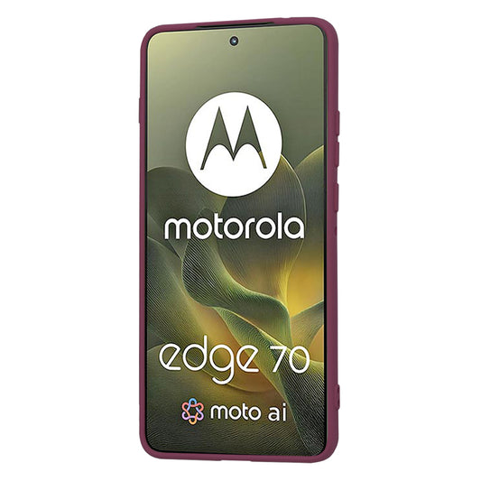 Θήκη για Motorola Edge 70, Techsuit, SoftFlex, Βυσσινί