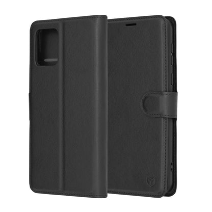Θήκη για Motorola Moto E13, Techsuit, Leather Folio, Μαύρη