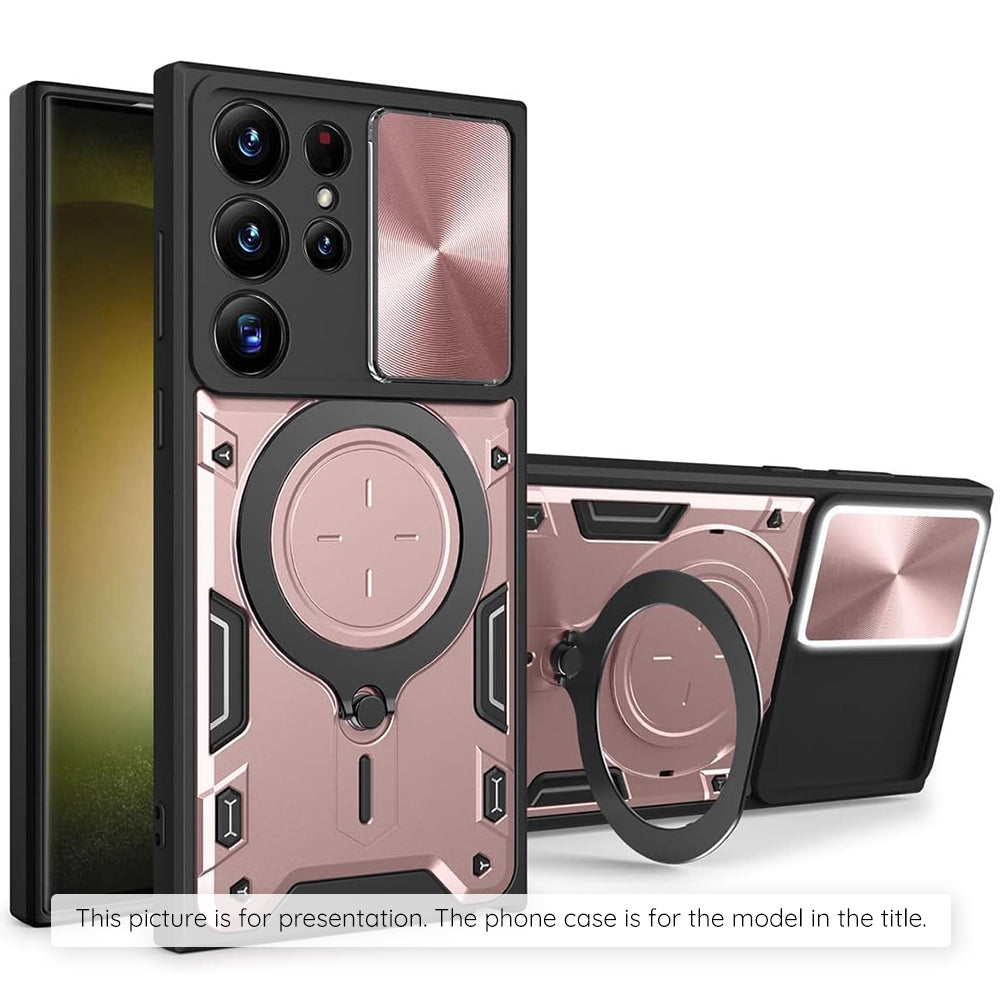 Case for Motorola Moto E15 / G05, Techsuit, CamGuard Pro, Rose Gold