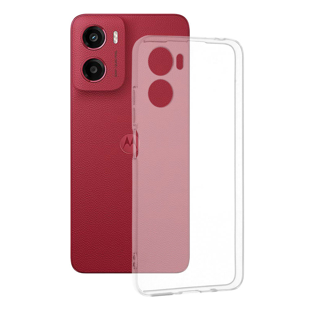 Θήκη για Motorola Moto E15 / G05, Techsuit, Διαφανής, Διάφανη