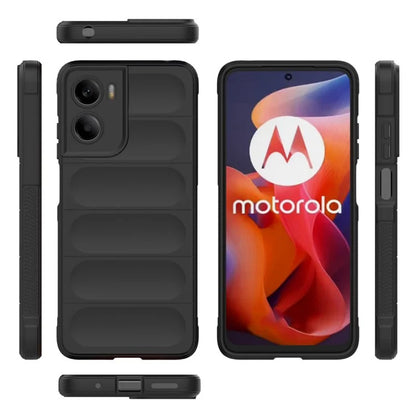 Θήκη για Motorola Moto E15 / G05, Techsuit, Magic Shield, Μαύρο