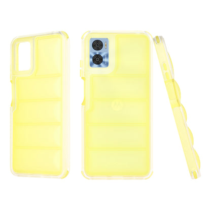 Θήκη για Motorola Moto E22i / E22, Techsuit, Wave Shield, Κίτρινη