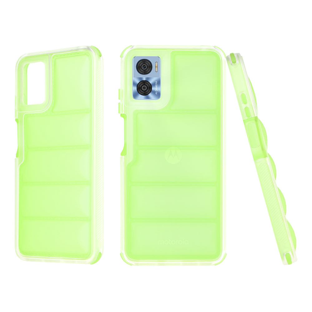 Θήκη για Motorola Moto E22i / E22, Techsuit, Wave Shield, Πράσινο
