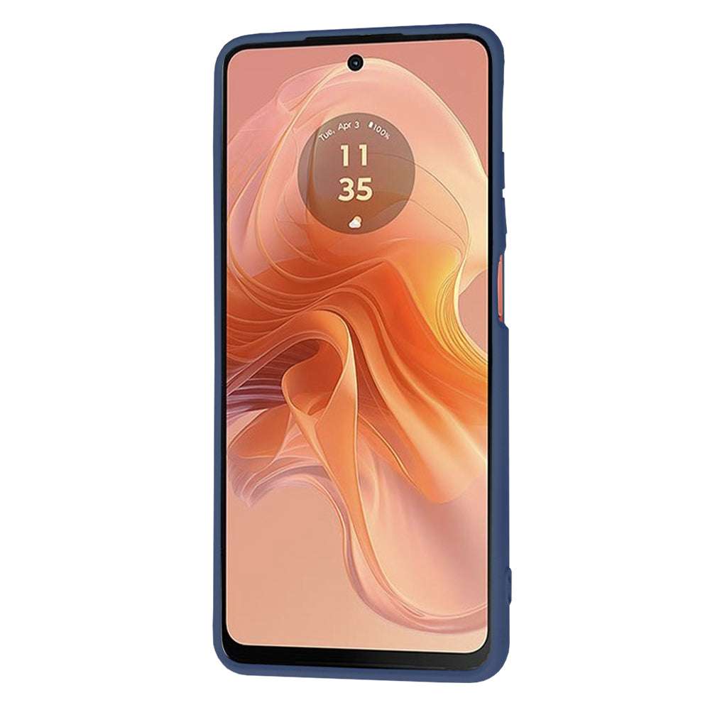 Θήκη για Motorola Moto G04s / E14 / G04, Techsuit, SoftFlex, Μπλε Ναυτικό