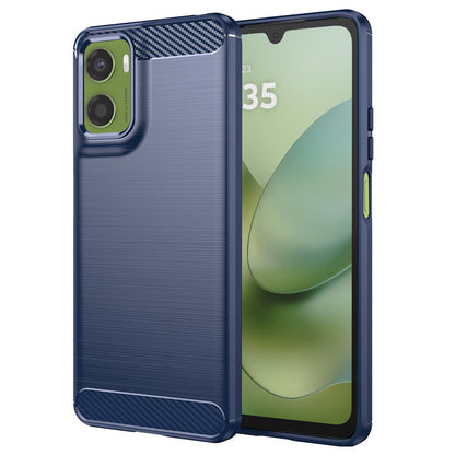 Θήκη για Motorola Moto G06 Power / G06, Techsuit, Καρμπόν, Μπλε