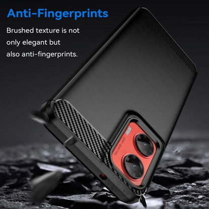 Θήκη για Motorola Moto G06 Power / G06, Techsuit, Καρμπόν, Μαύρη