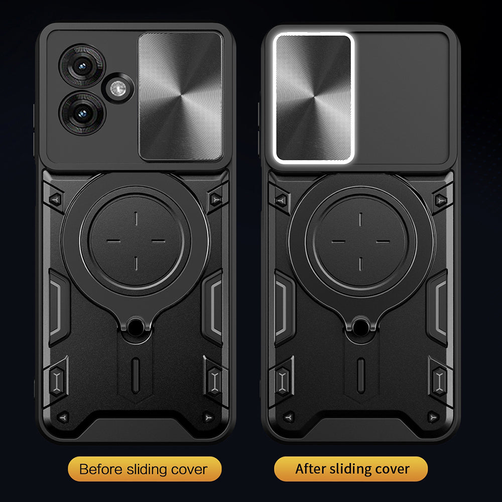 Θήκη για Motorola Moto G06, Techsuit, CamGuard Pro, Κόκκινη