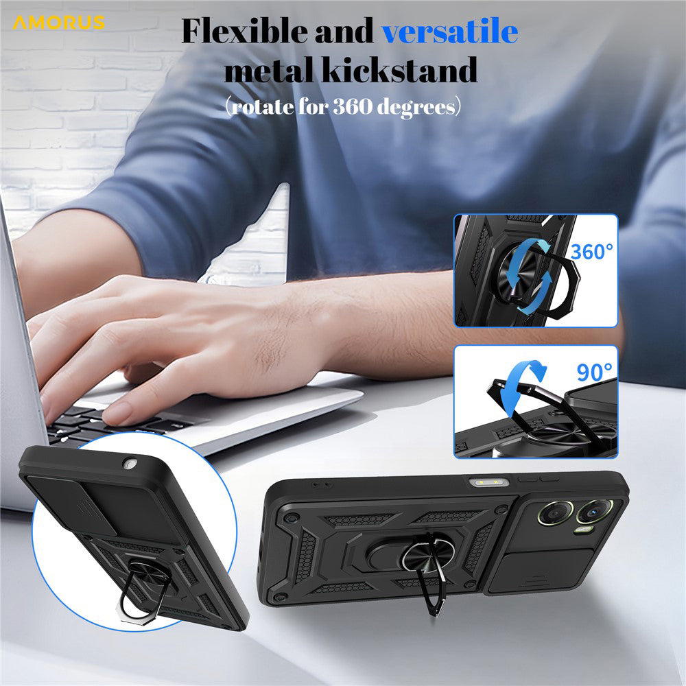 Θήκη για Motorola Moto G06, Techsuit, CamShield, Πράσινη