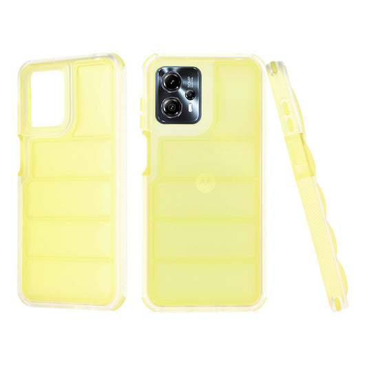 Θήκη για Motorola Moto G13 / G23 / G53, Techsuit, Wave Shield, Κίτρινη