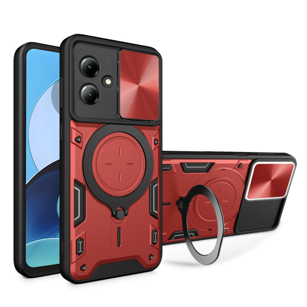 Θήκη για Motorola Moto G14, Techsuit, CamGuard Pro, Κόκκινο