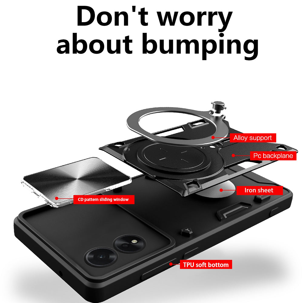 Θήκη για Motorola Moto G14, Techsuit, CamGuard Pro, Κόκκινο