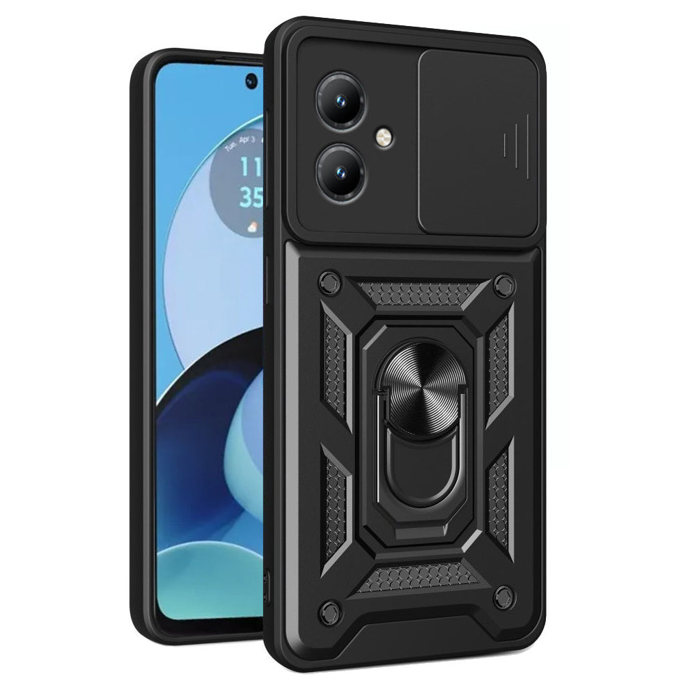 Case for Motorola Moto G14, Techsuit, CamShield, Black