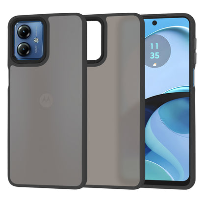 Θήκη για Motorola Moto G14, Techsuit, HaloFrost, Μαύρο