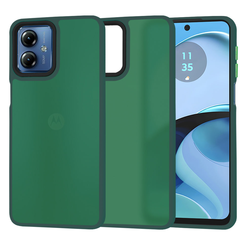 Θήκη για Motorola Moto G14, Techsuit, HaloFrost, Πράσινο