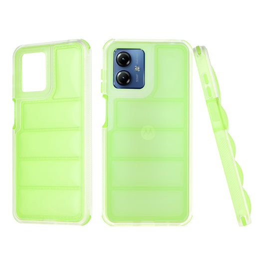 Θήκη για Motorola Moto G14, Techsuit, Wave Shield, Πράσινο
