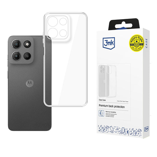 Θήκη για Motorola Moto G15 / G15 Power, 3MK, Διαφανής, Διάφανη