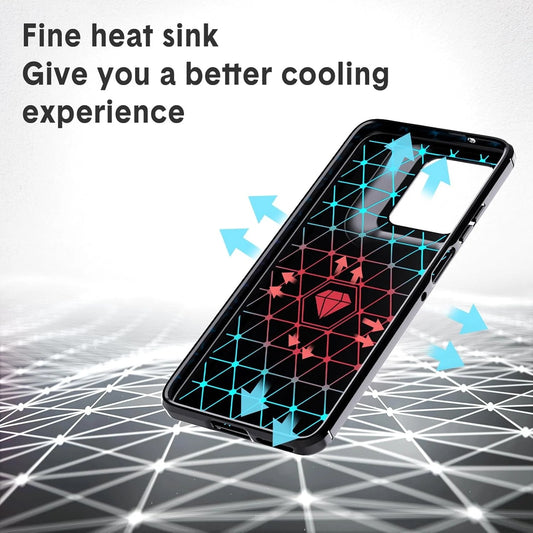 Θήκη για Motorola Moto G15 / G15 Power, Techsuit, Carbon, Μαύρη