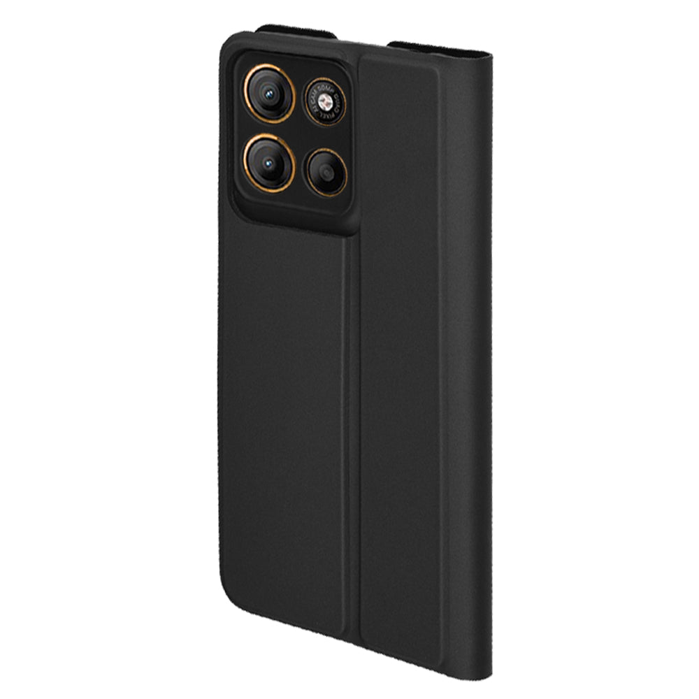 Case for Motorola Moto G15 / G15 Power, Techsuit, Magskin Book, Black