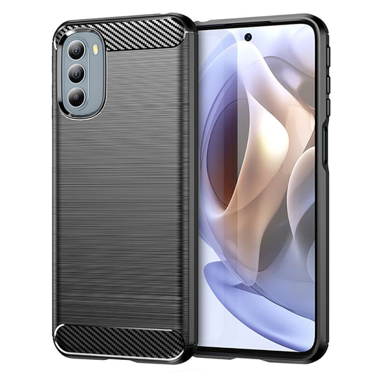 Θήκη για Motorola Moto G31 / G41, Techsuit, Carbon, Μαύρη