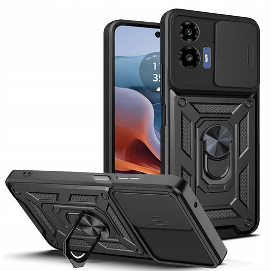 Θήκη για Motorola Moto G45 / G34, Techsuit, CamShield, Μαύρο