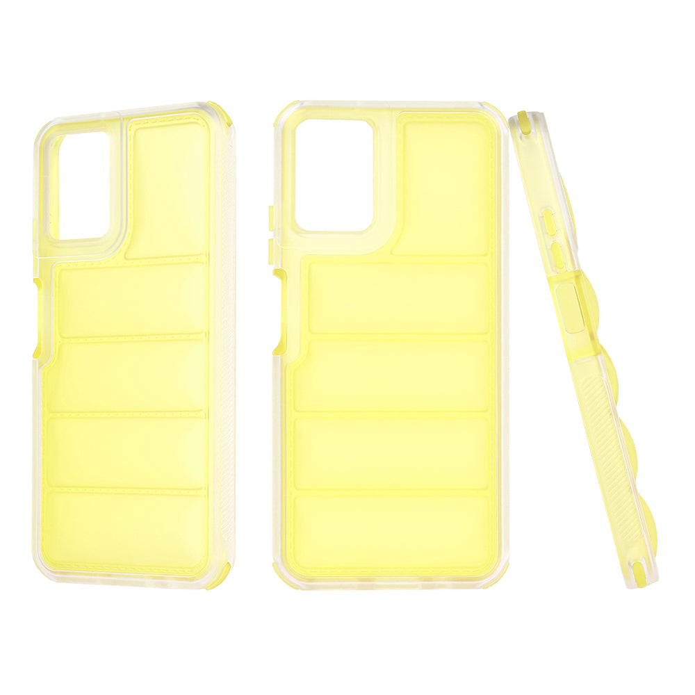 Θήκη για Motorola Moto G45 / G34, Techsuit, Wave Shield, Κίτρινη