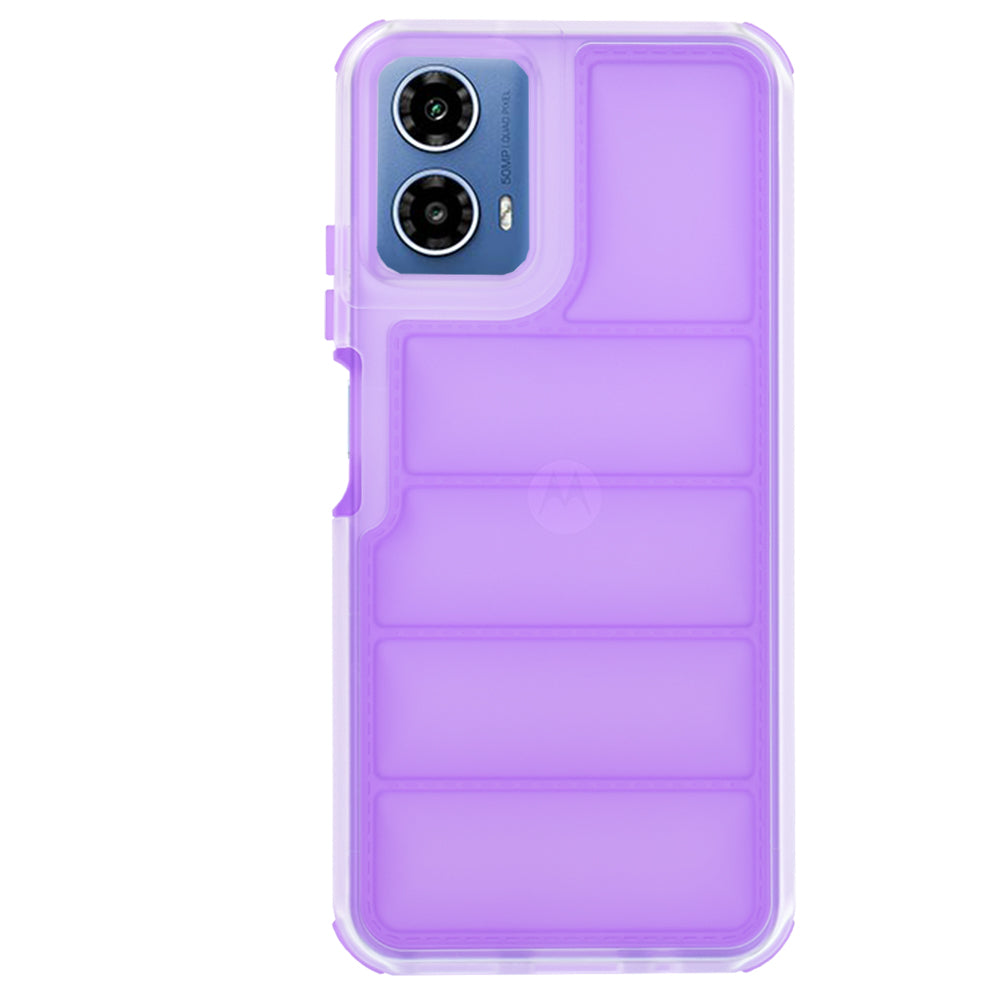 Θήκη για Motorola Moto G45 / G34, Techsuit, Wave Shield, Μωβ