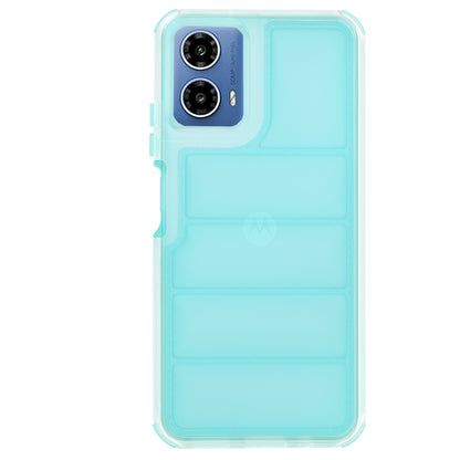 Θήκη για Motorola Moto G45 / G34, Techsuit, Wave Shield, Τιρκουάζ