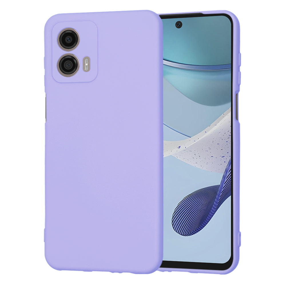Θήκη για Motorola Moto G53, Techsuit, SoftFlex, Ανοιχτό Μωβ