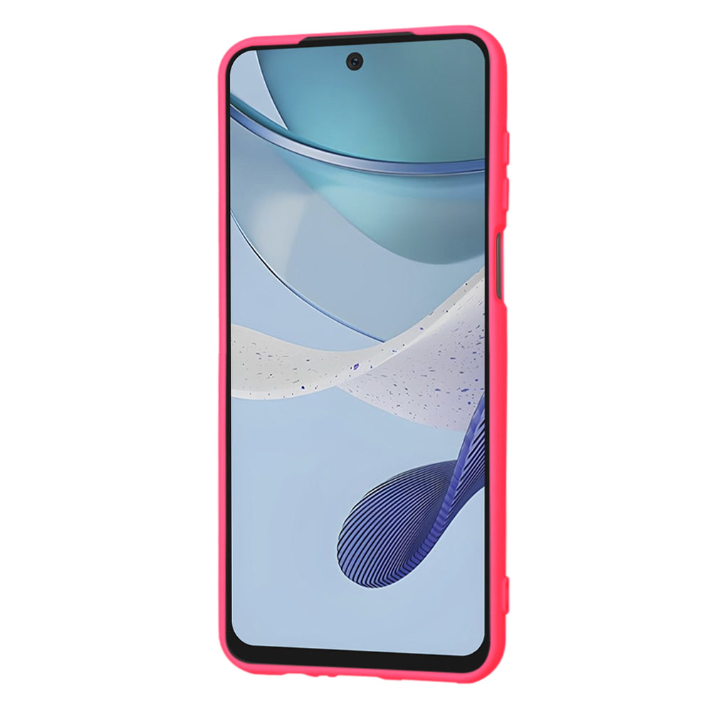 Case for Motorola Moto G53, Techsuit, SoftFlex, Dark Pink