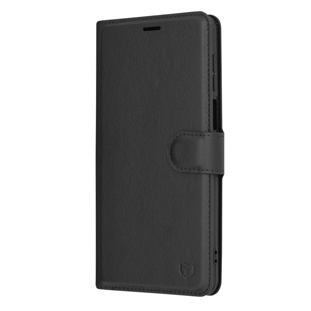 Θήκη για Motorola Moto G54, Techsuit, Leather Folio, Μαύρη