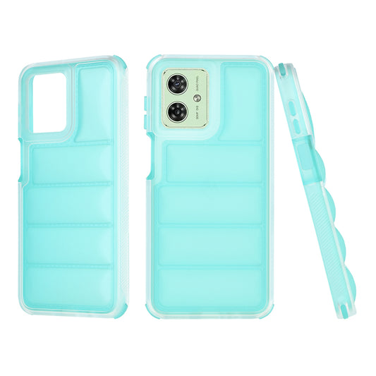 Θήκη για Motorola Moto G54, Techsuit, Wave Shield, Τυρκουάζ