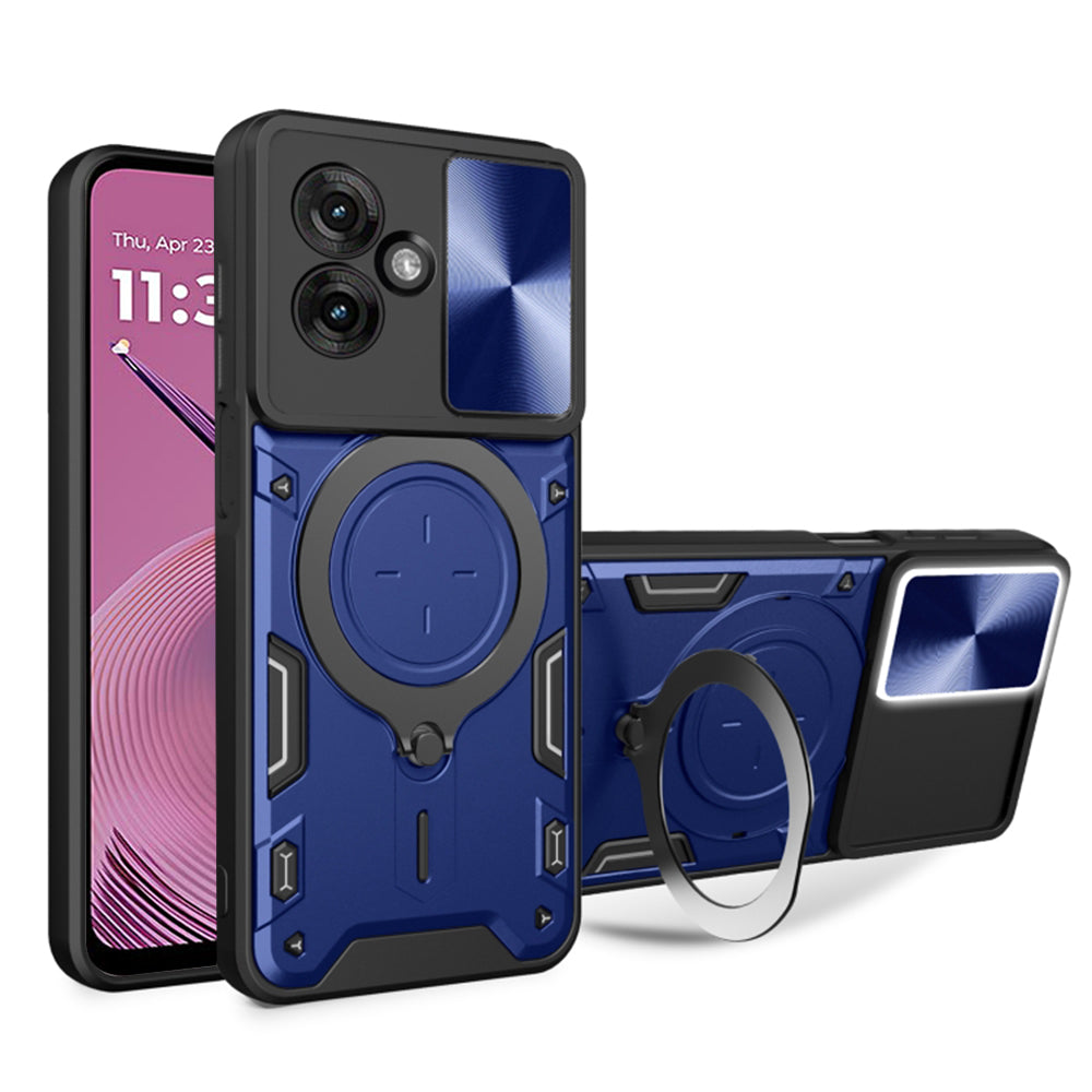 Θήκη για Motorola Moto G55, Techsuit, CamGuard Pro, Μπλε