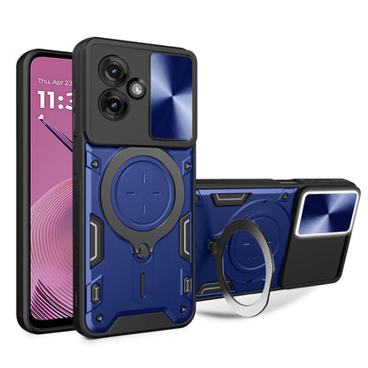 Θήκη για Motorola Moto G55, Techsuit, CamGuard Pro, Μπλε
