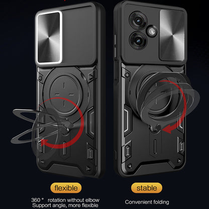 Θήκη για Motorola Moto G55, Techsuit, CamGuard Pro, Μπλε