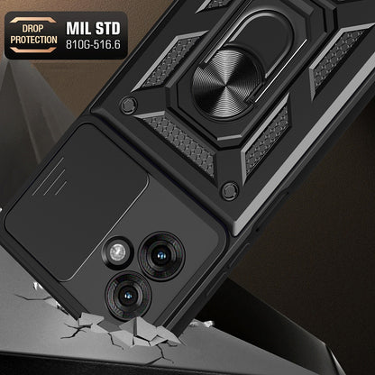 Θήκη για Motorola Moto G55, Techsuit, CamShield, Ροζ