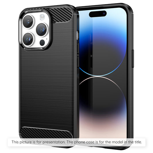 Θήκη για Motorola Moto G56, Techsuit, Carbon, Μαύρο