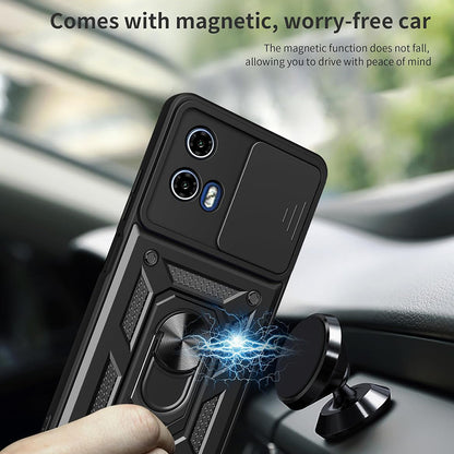 Θήκη για Motorola Moto G67 Power / G57 Power, Techsuit, CamShield, Μαύρη