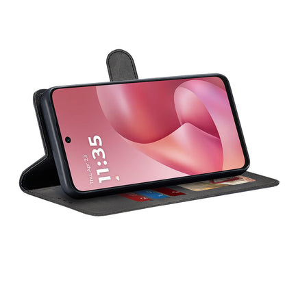 Θήκη για Motorola Moto G67 Power / G57 Power, Techsuit, Diary Book, Μαύρη