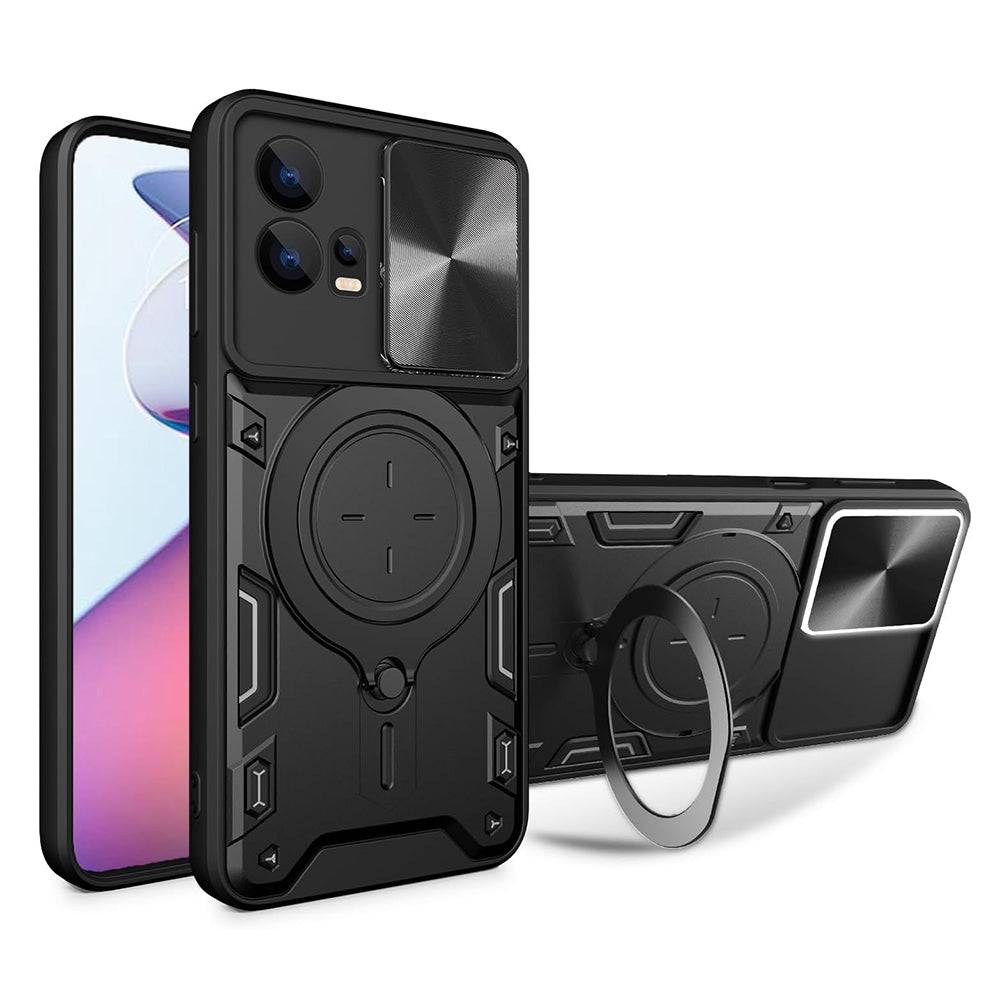 Θήκη για Motorola Moto G72, Techsuit, CamGuard Pro, Μαύρο