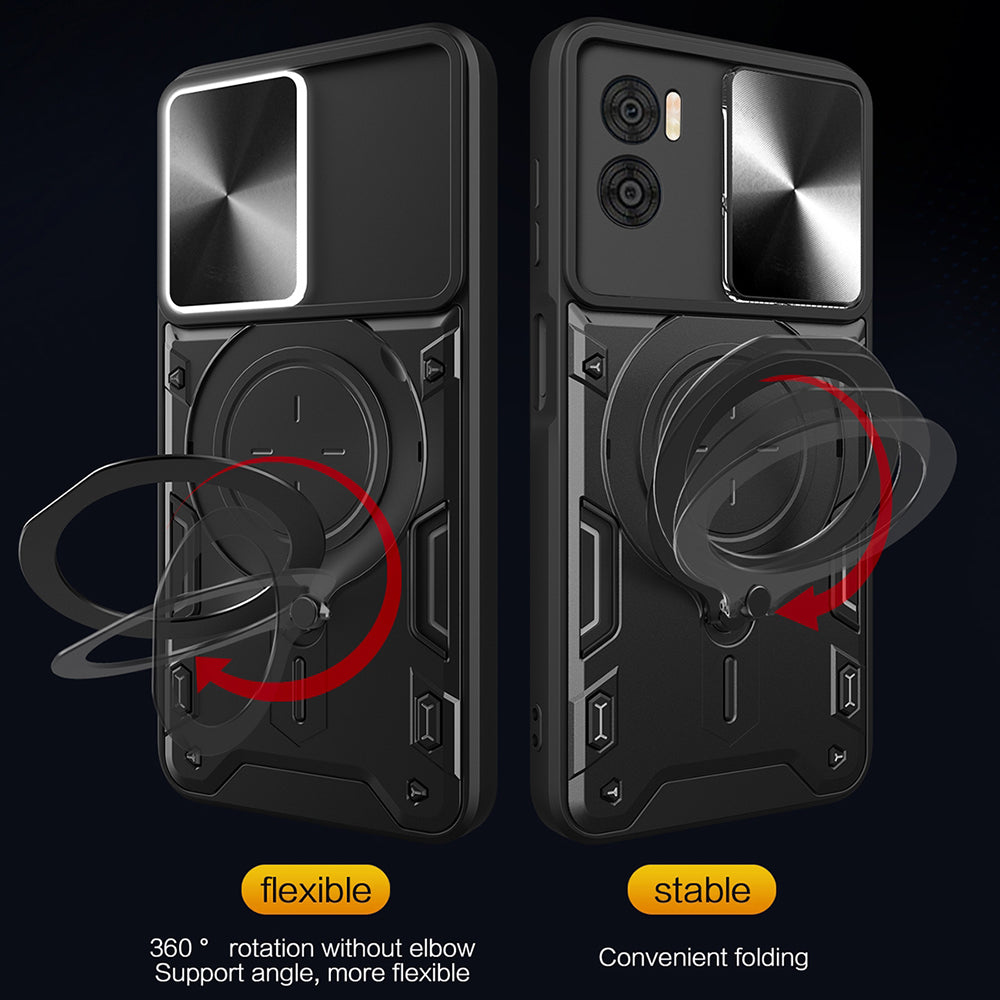 Θήκη για Motorola Moto G72, Techsuit, CamGuard Pro, Μαύρο