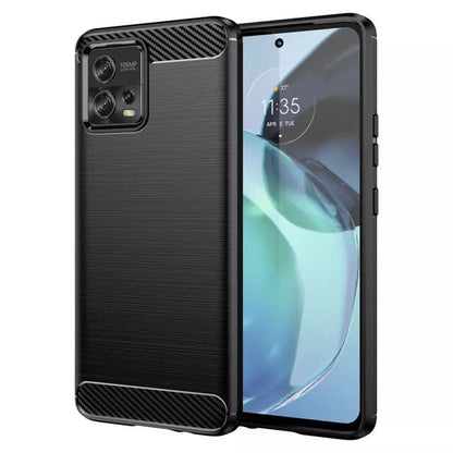 Θήκη για Motorola Moto G72, Techsuit, Carbon, Μαύρο