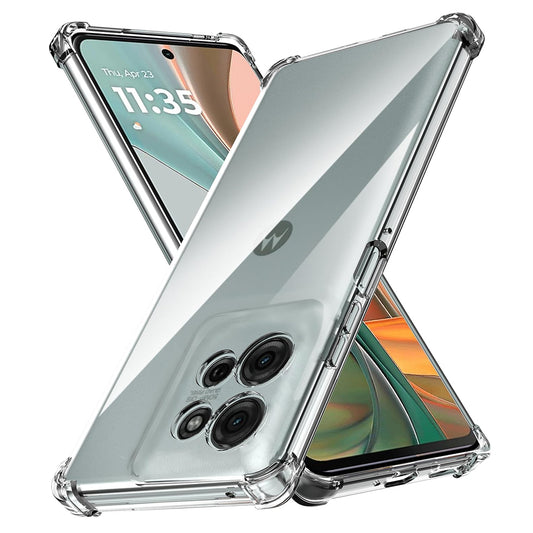 Θήκη για Motorola Moto G75, Techsuit, Ανθεκτική σε Κρούσεις Διαφανής, Διάφανη